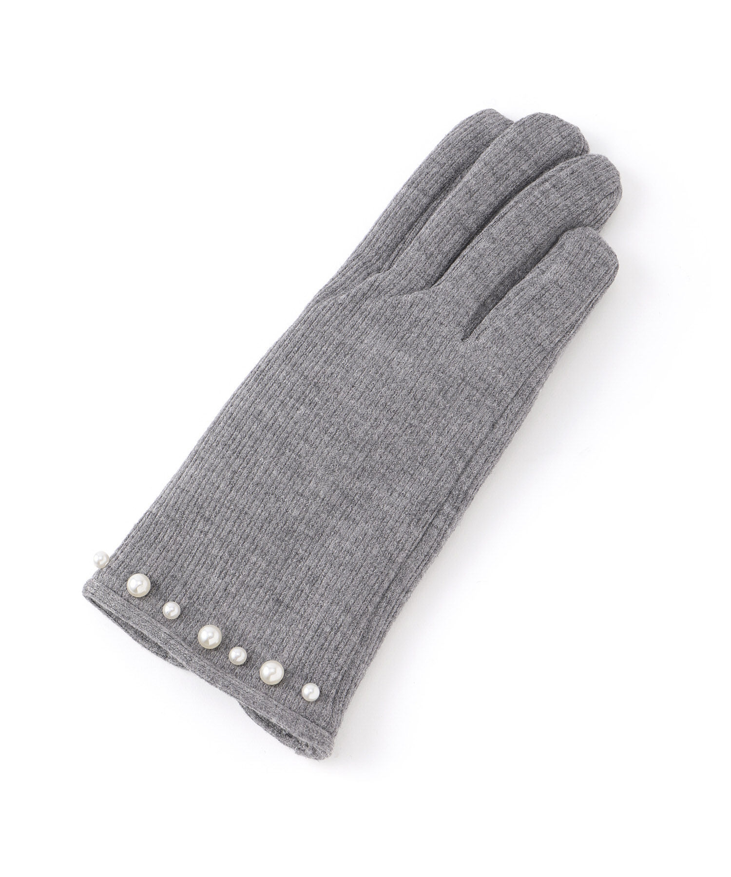 ROPE PICNIC PASSAGE「パール/リブジャージーグローブ」|手袋|