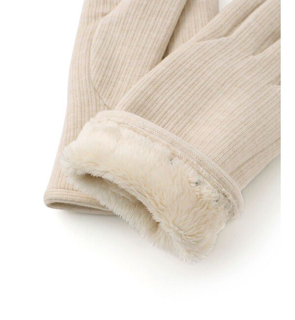 ROPE PICNIC PASSAGE「パール/リブジャージーグローブ」|手袋|