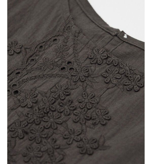 Rope&rsquo;Picnic「3Dレースノースリーブブラウス」|シャツ・ブラウス|