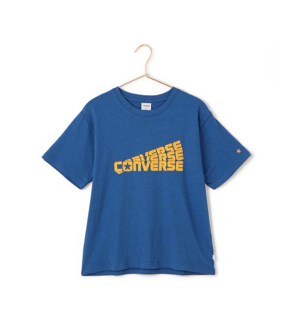 Rope&rsquo;Picnic「【CONVERSE/コンバース】ネップラスラブ天竺クラックプリントTシャツ」|Tシャツ・カットソー|