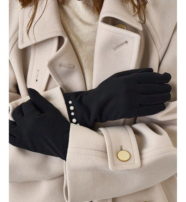 ROPE PICNIC PASSAGE「パールジャージスマホタッチグローブ」|手袋|