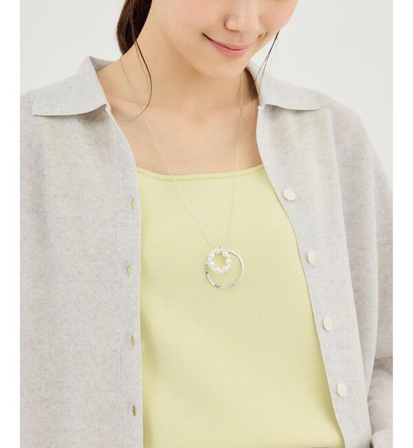 ROPE PICNIC PASSAGE「ダブルサークルワントップペンダント」|ネックレス|