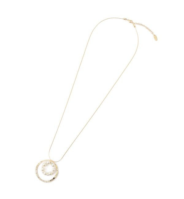 ROPE PICNIC PASSAGE「ダブルサークルワントップペンダント」|ネックレス|