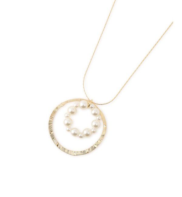 ROPE PICNIC PASSAGE「ダブルサークルワントップペンダント」|ネックレス|