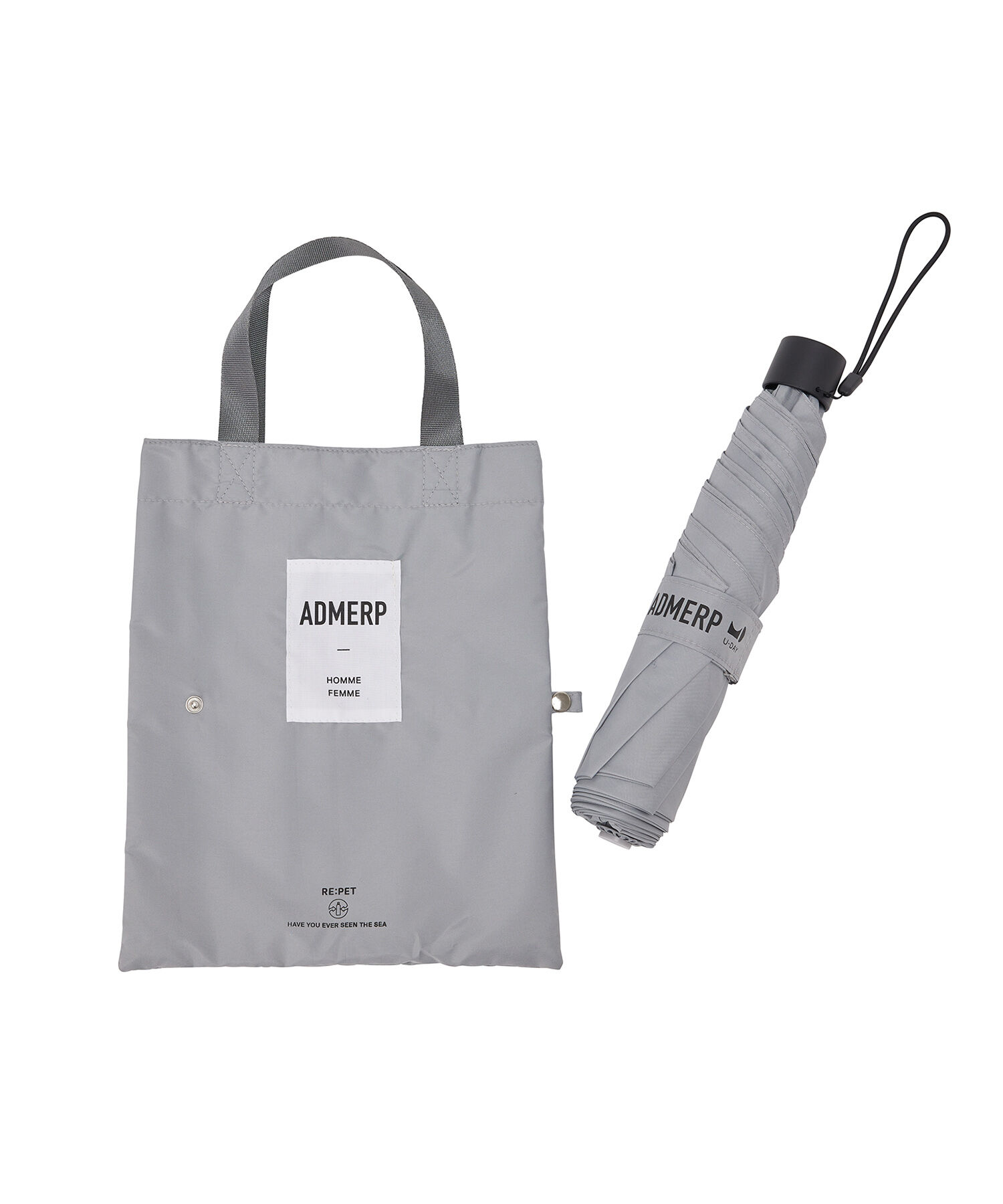 ADAM ET ROPE'「【サステナブル・晴雨兼用・男女兼用・U-DAY for ADAM ET ROPE'】[ADMERP] UMBRELLA60 with tote / 折りた」|傘|