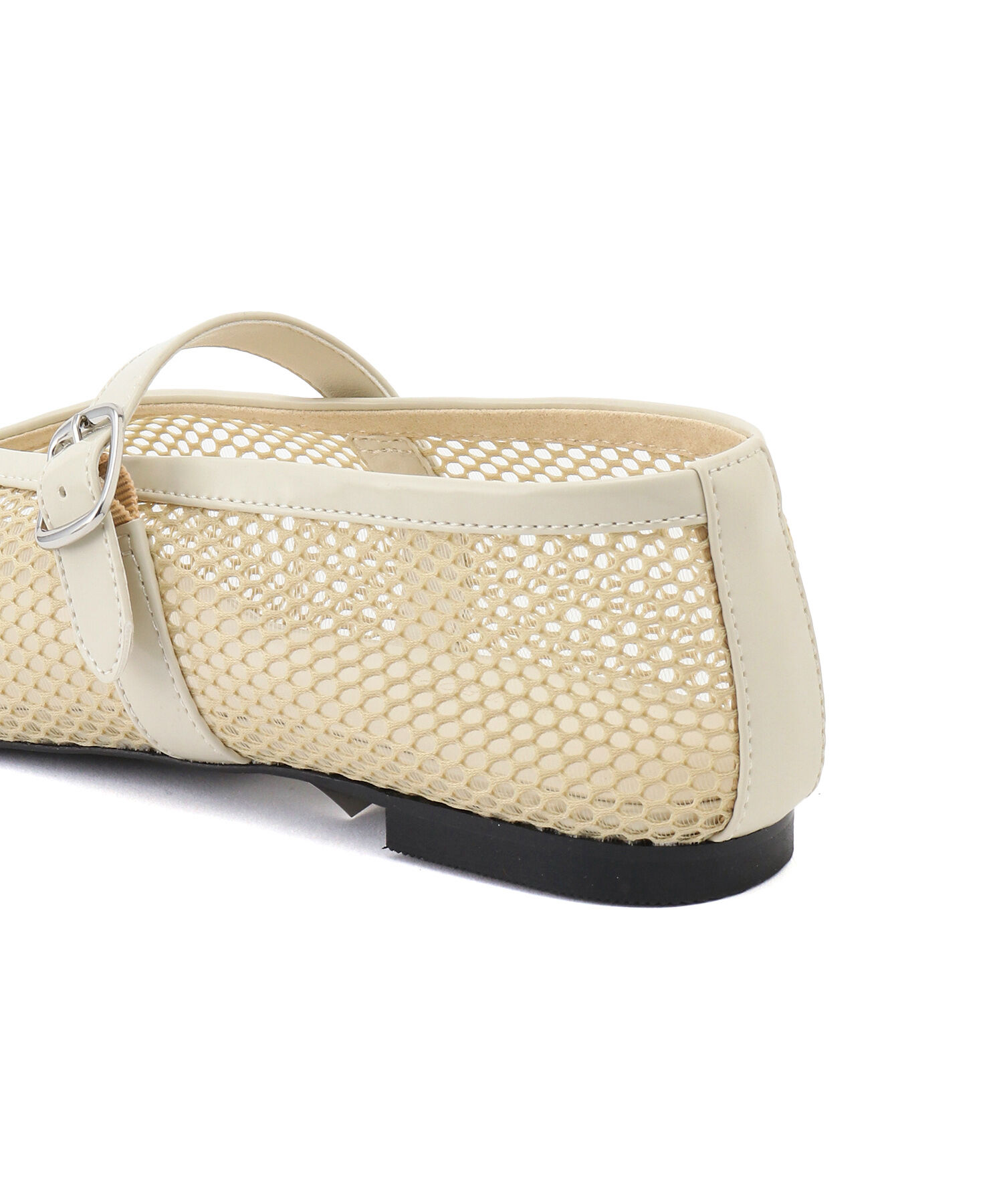 ADAM ET ROPE'「フィッシュネットメリージェーンフラット」|パンプス|