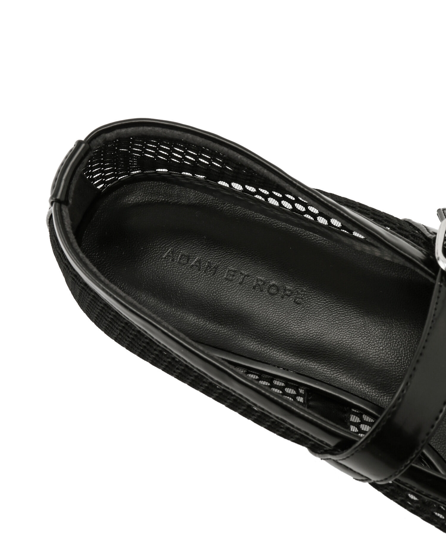 ADAM ET ROPE'「フィッシュネットメリージェーンフラット」|パンプス|