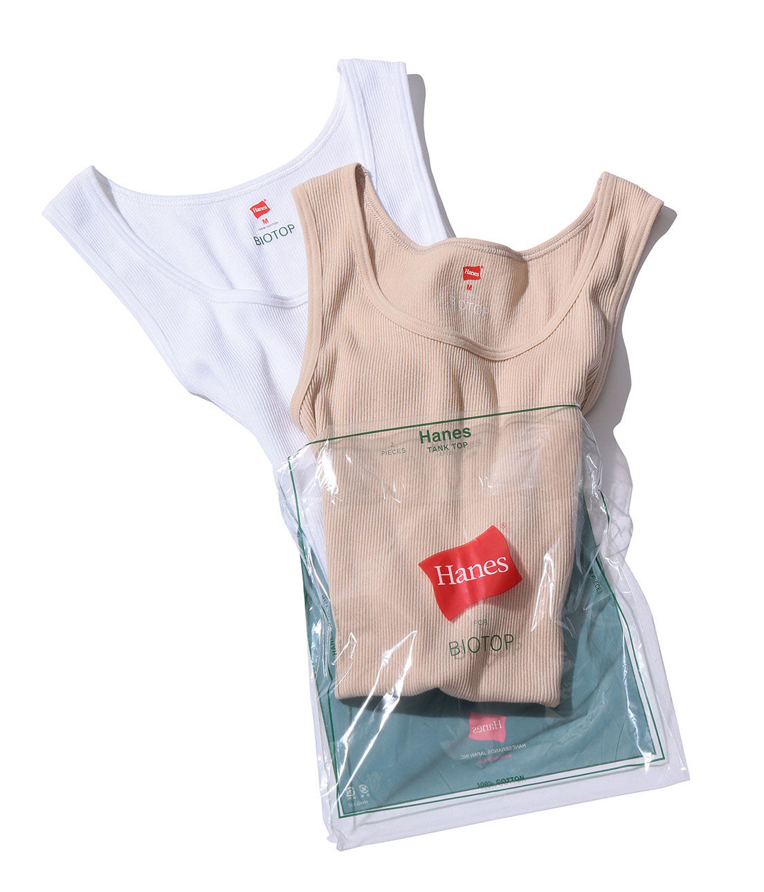 ADAM ET ROPE'「【Hanes for BIOTOP】2Pリブタンクトップ」|タンクトップ|