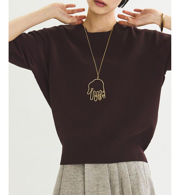 ADAM ET ROPE'「2WAY イノセントハンドネックレス」|ネックレス|ゴールド