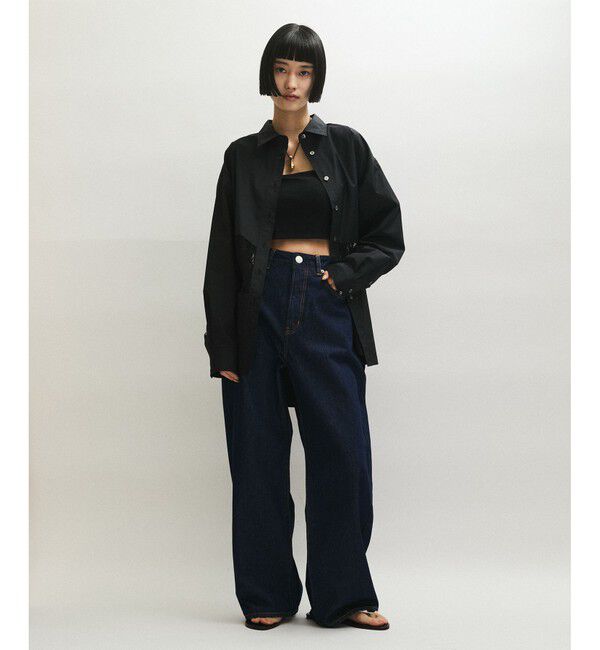 ADAM ET ROPE'「ウエストレースシャツ」|シャツ・ブラウス|