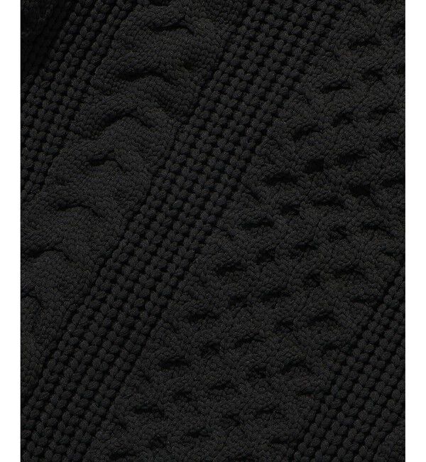 ADAM ET ROPE'「【WEB限定】ボリュームケーブル ニット パーカー / ロングシーズン着用可能 / 超軽量 / ユニセックス」|パーカー|