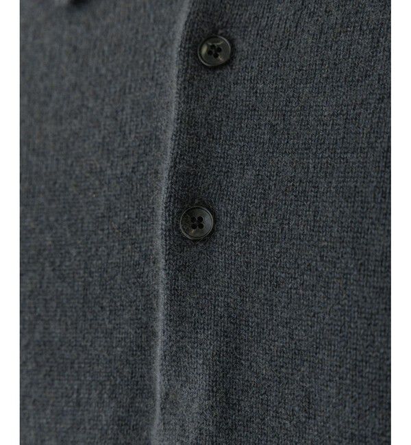 ADAM ET ROPE'「12GG カシミヤ ニット ポロシャツ」|ポロシャツ|