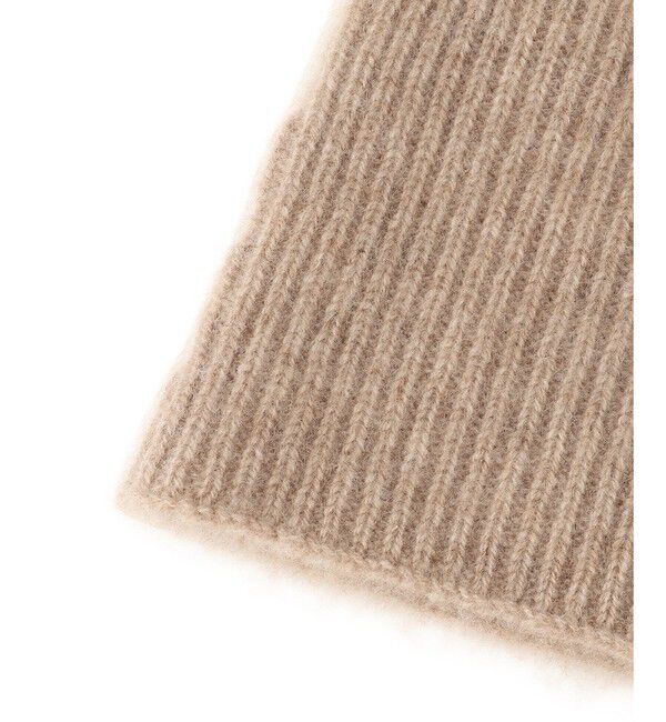 ADAM ET ROPE'「【EMOELLE】カシミヤロングニットグローブ」|手袋|