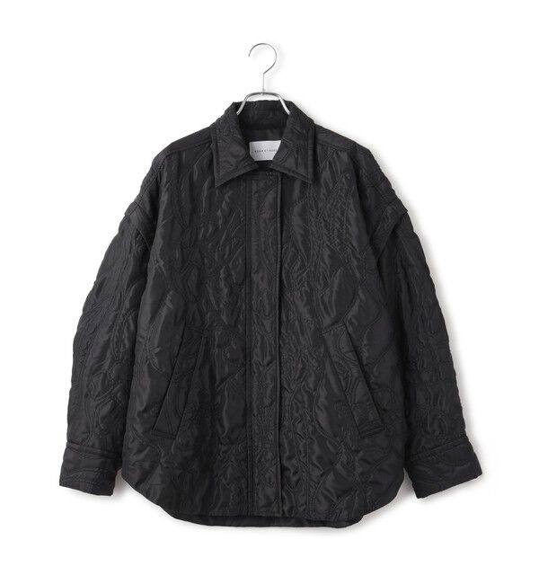 ADAM ET ROPE'「2WAYキルティングシャツジャケット」|ブルゾン・スタジャン|