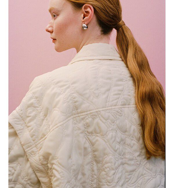 ADAM ET ROPE'「2WAYキルティングシャツジャケット」|ブルゾン・スタジャン|