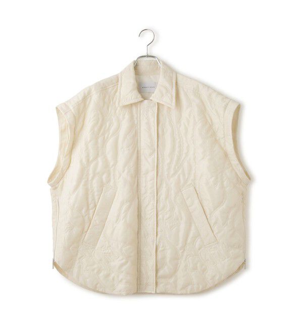 ADAM ET ROPE'「2WAYキルティングシャツジャケット」|ブルゾン・スタジャン|