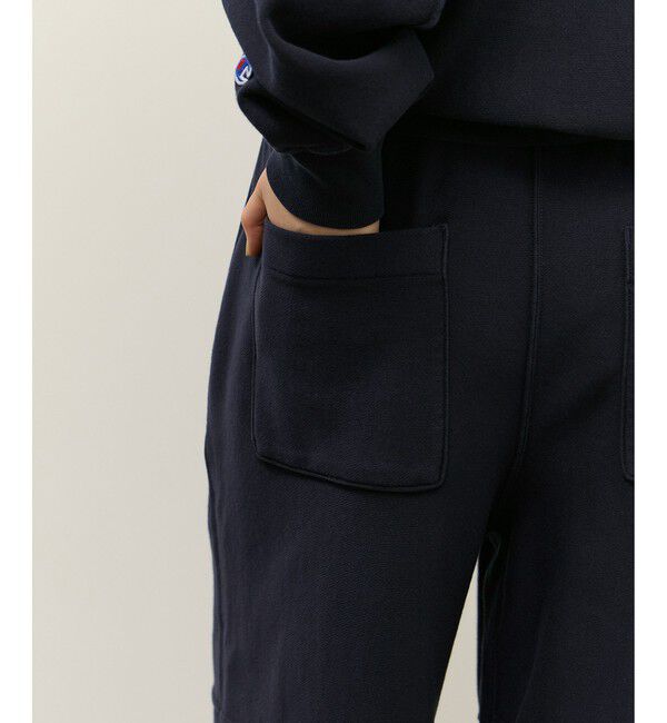 ADAM ET ROPE'「【Champion for ADAM ET ROPE'】別注 SWEAT WIDE PANTS」|チノ|