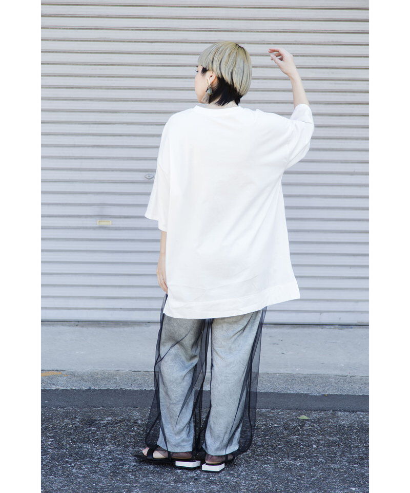  「箔プリントTシャツ」|Tシャツ・カットソー|