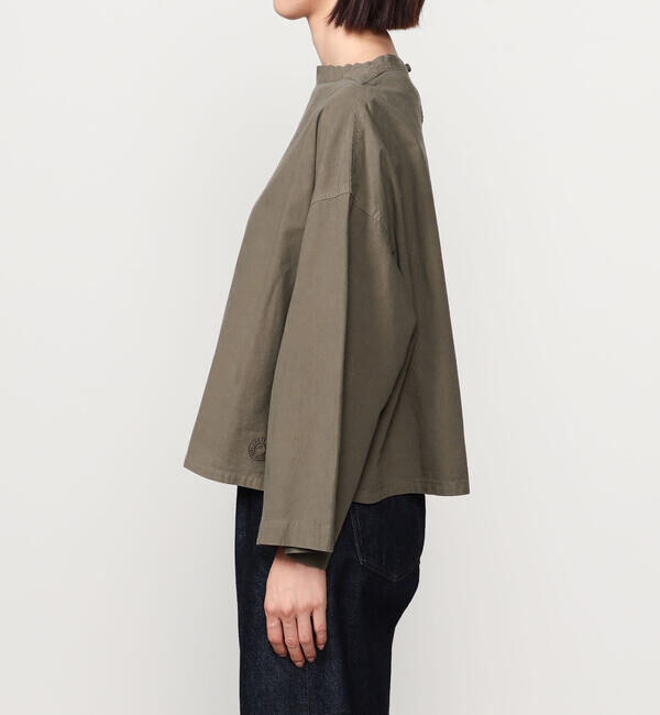 ORCIVAL「ORCIVAL | ガーメントダイ スタンドカラープルオーバー WOMEN」|シャツ・ブラウス|