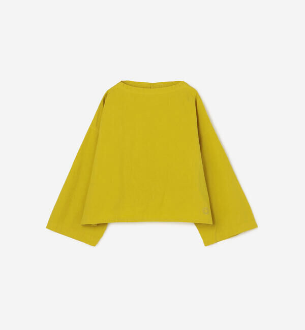 ORCIVAL「ORCIVAL | ガーメントダイ スタンドカラープルオーバー WOMEN」|シャツ・ブラウス|YELLOW