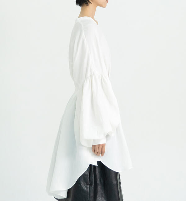  「eunoia | Vネック オーバーサイズ ブラウス WOMEN」|シャツ・ブラウス|