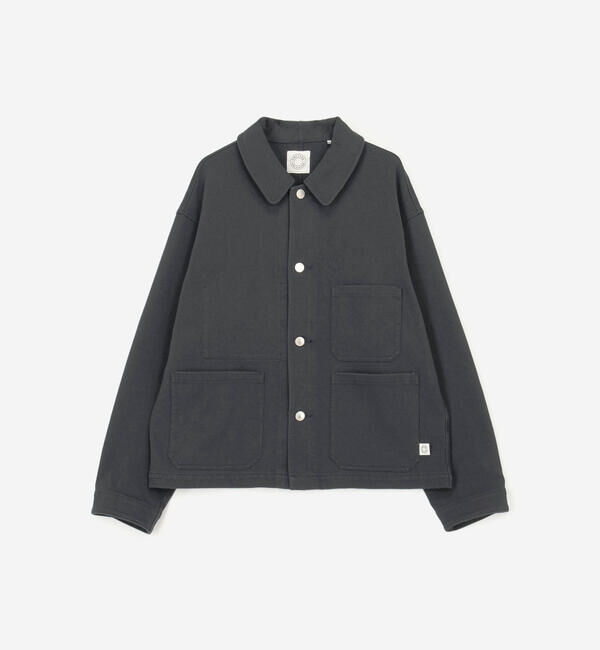 ORCIVAL「ORCIVAL | パラレルジャージー フレンチカバーオール WOMEN」|テーラードジャケット|CHARCOAL