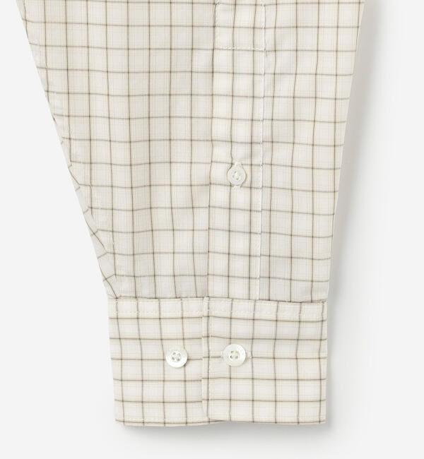 GYMPHLEX「Gymphlex | ハーフジップ 長袖チェックシャツ WOMEN」|シャツ・ブラウス|