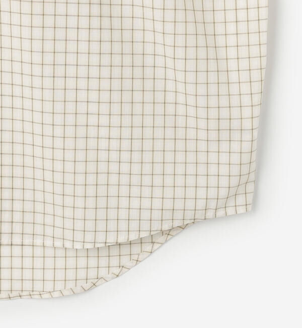 GYMPHLEX「Gymphlex | ハーフジップ 長袖チェックシャツ WOMEN」|シャツ・ブラウス|