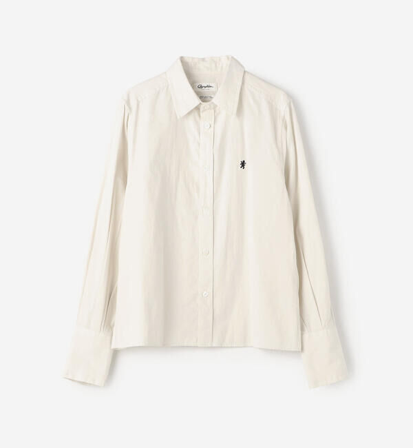GYMPHLEX「Gymphlex | コットンブロード シャツジャケット WOMEN」|シャツ・ブラウス|IVORY
