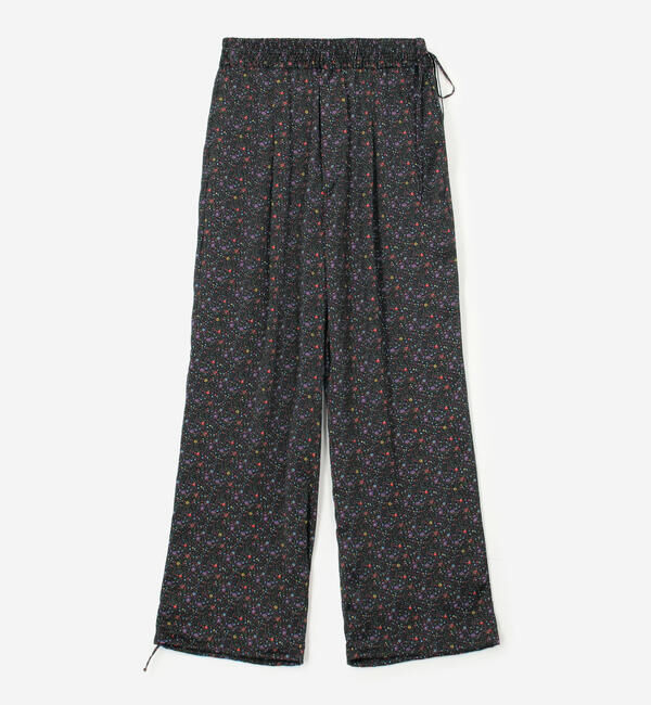  「TICCA | リトルフラワープリント ワイドイージーパンツ WOMEN」|チノ|