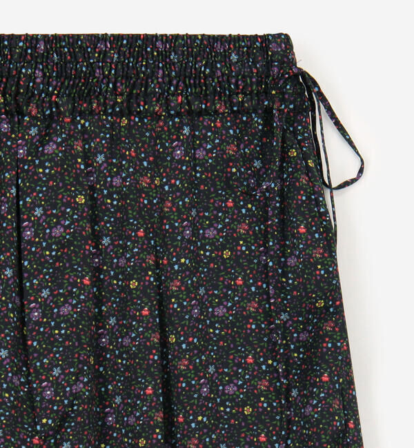  「TICCA | リトルフラワープリント ワイドイージーパンツ WOMEN」|チノ|