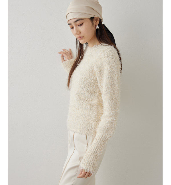  「ツィードニットプルオーバー」|ニット・セーター|