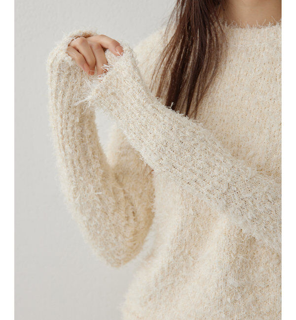  「ツィードニットプルオーバー」|ニット・セーター|