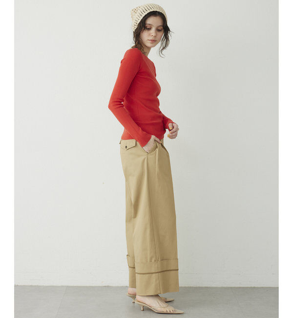 THE PAUSE「【THE PAUSE】オフショルニットプルオーバー」|ニット・セーター|