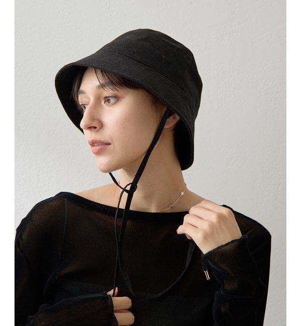 THE PAUSE「【THE PAUSE】バケットハット」|ハット|ブラック