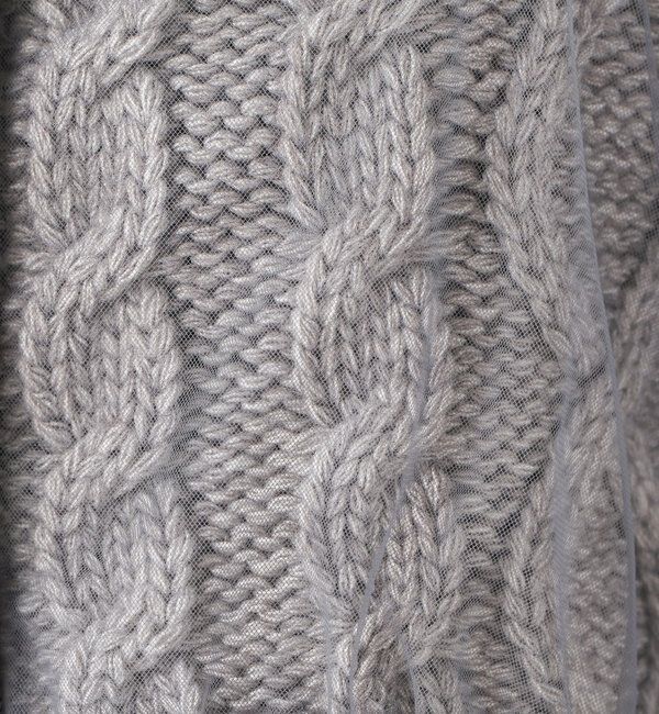  「【レイヤードアイテム】チュールドッキングキャミソール」|ニット・セーター|