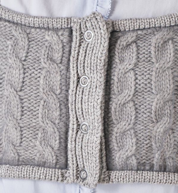  「【レイヤードアイテム】チュールドッキングキャミソール」|ニット・セーター|