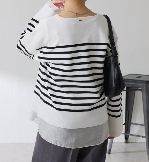  「Vネックバスクニット」|ニット・セーター|