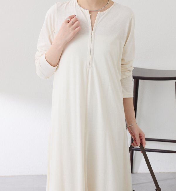  「ネップ調カットワンピース」|ワンピース|
