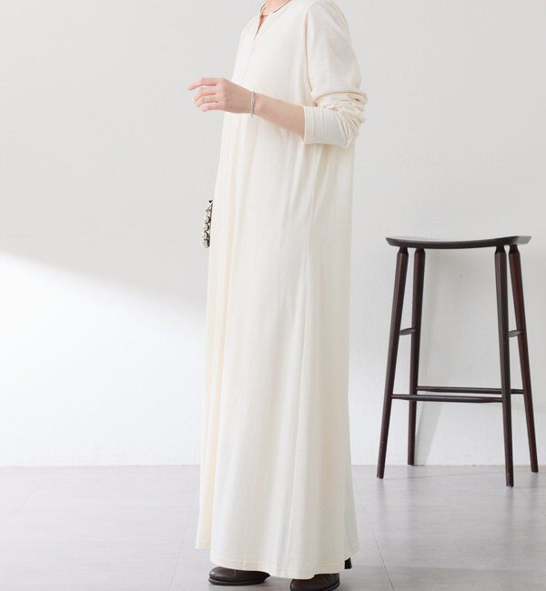  「ネップ調カットワンピース」|ワンピース|