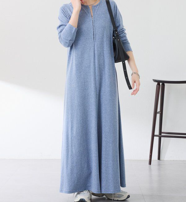  「ネップ調カットワンピース」|ワンピース|