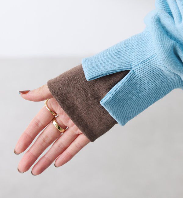  「【インフルエンサー@asamin企画】レイヤード風スウェット」|Tシャツ・カットソー|