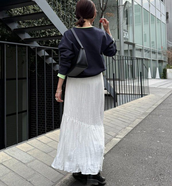  「【インフルエンサー@asamin企画】レイヤード風スウェット」|Tシャツ・カットソー|