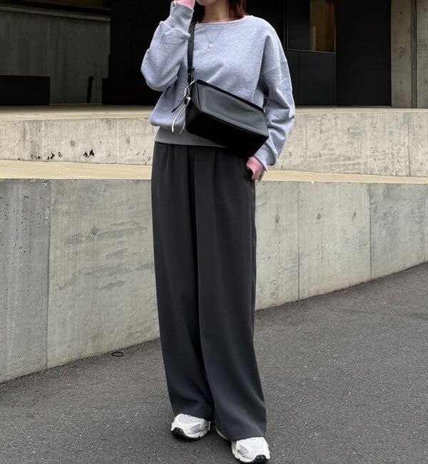  「【インフルエンサー@asamin企画】レイヤード風スウェット」|Tシャツ・カットソー|