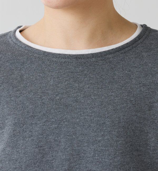  「【インフルエンサー@asamin企画】レイヤード風スウェット」|Tシャツ・カットソー|