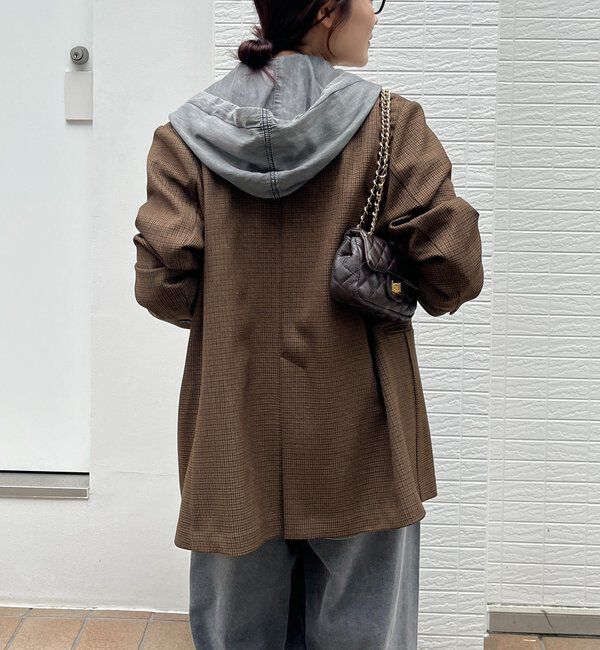  「シアーデニムフーディーシャツ」|シャツ・ブラウス|