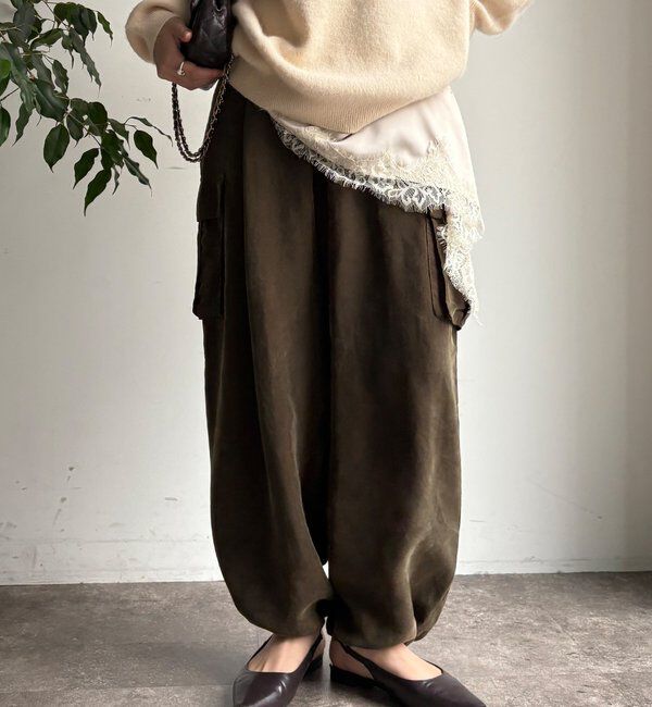  「キュプラカーゴパンツ」|チノ|