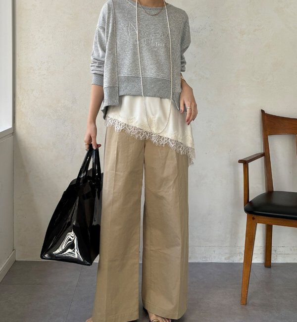  「【WEB限定】バックジップロゴプルオーバー」|Tシャツ・カットソー|