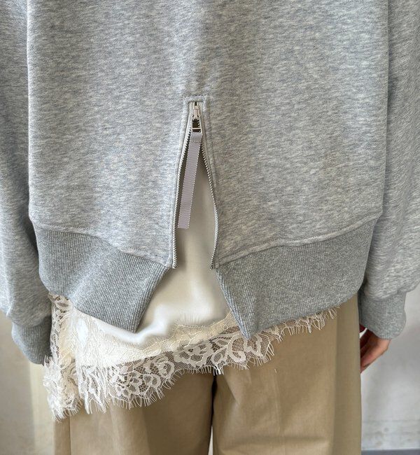  「【WEB限定】バックジップロゴプルオーバー」|Tシャツ・カットソー|