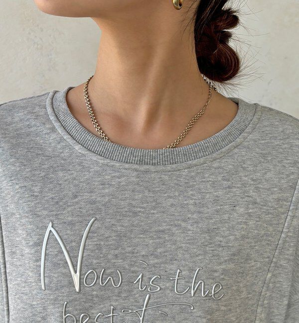  「【WEB限定】バックジップロゴプルオーバー」|Tシャツ・カットソー|